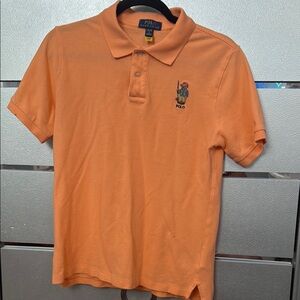Polo by Ralph Lauren Orange Polo Shirt for Big Boys
